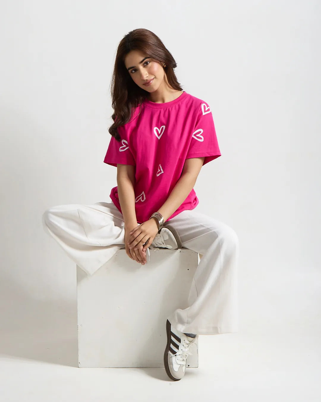 Hot Pink Lover Oversized T-Shirt