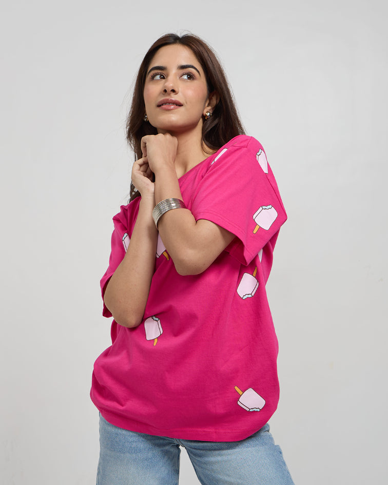 Ice Cream Oversized T-Shirt