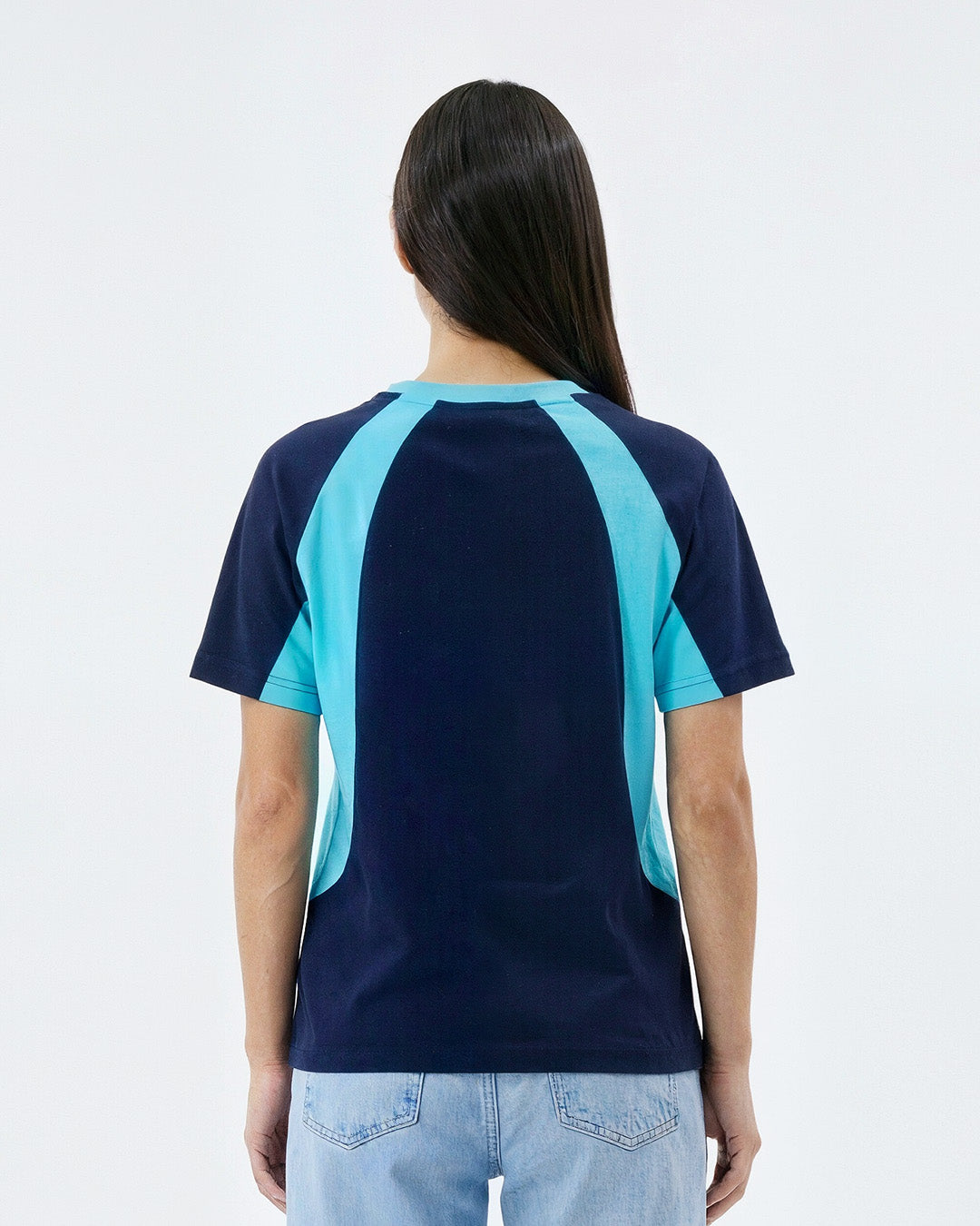 Navy Blue All-Star Plain Oversize T-Shirt