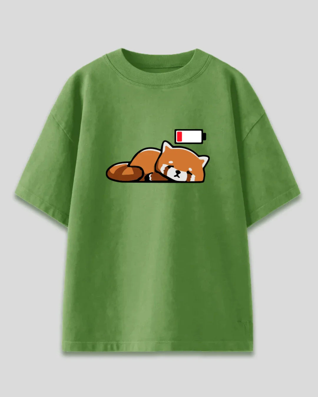Sleepy Fox Oversized T-Shirt