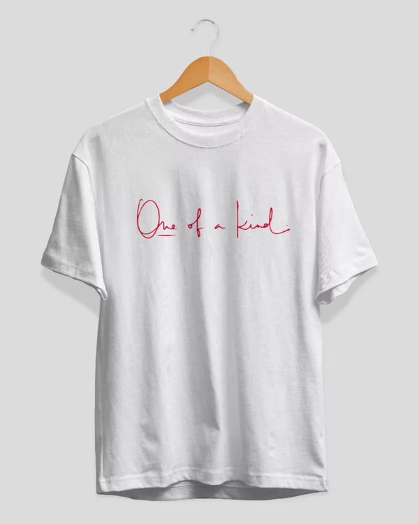 White One Of A Kind T-Shirt for Women Online In India | Dky