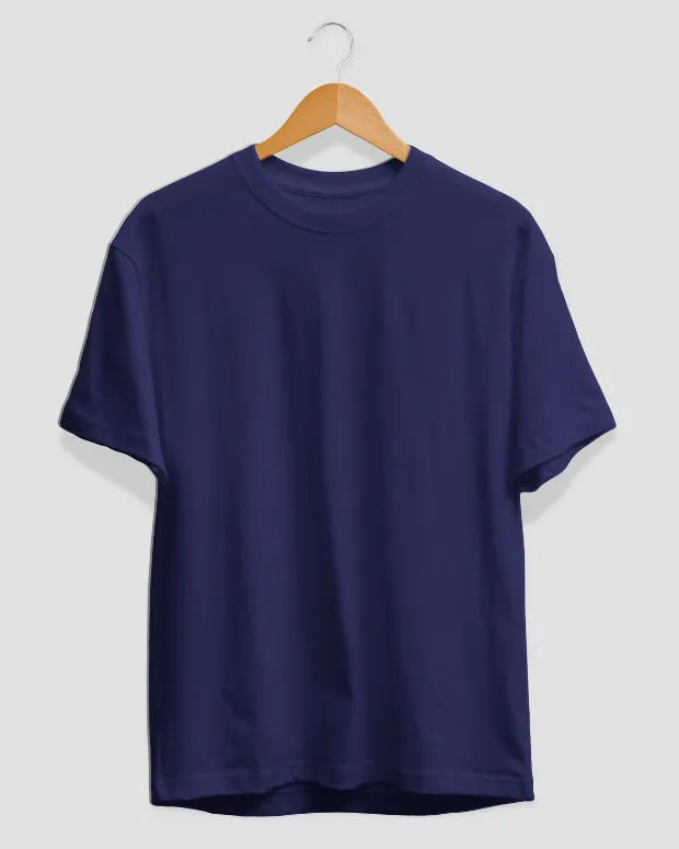 Navy Blue Plain T-Shirt