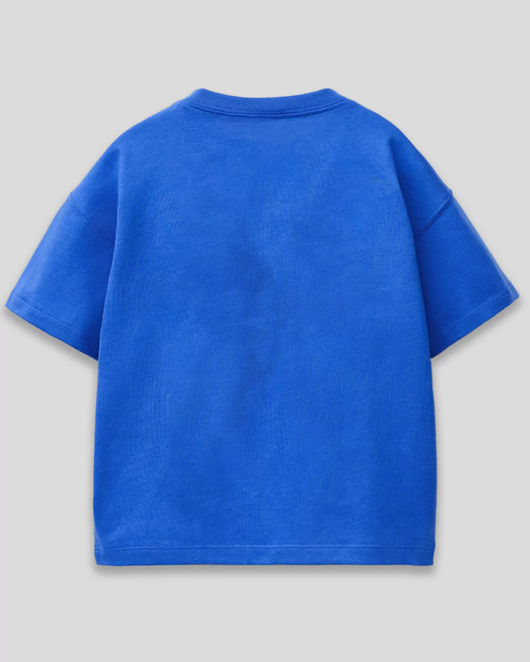 Royal Blue Plain Boxy T-Shirt