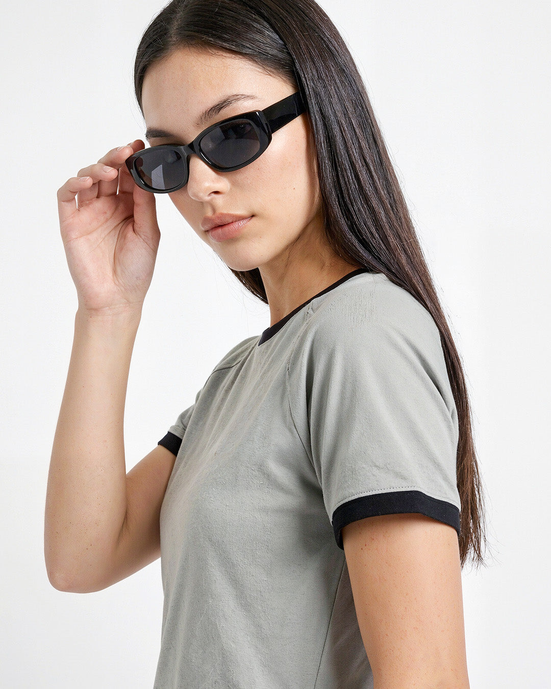 Tap Out T-Shirt - Grey & Black