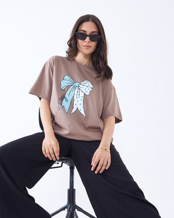 Camel Pray Oversized T-shirt