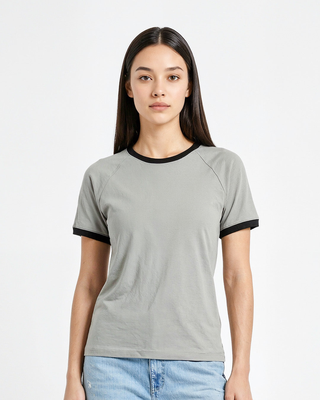 Tap Out T-Shirt - Grey & Black