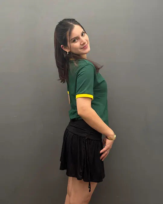 Tap Out T-Shirt - Jade & Yellow