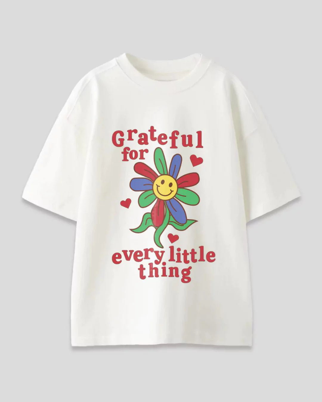 Grateful For Every Little Thing Oversized T-Shirt