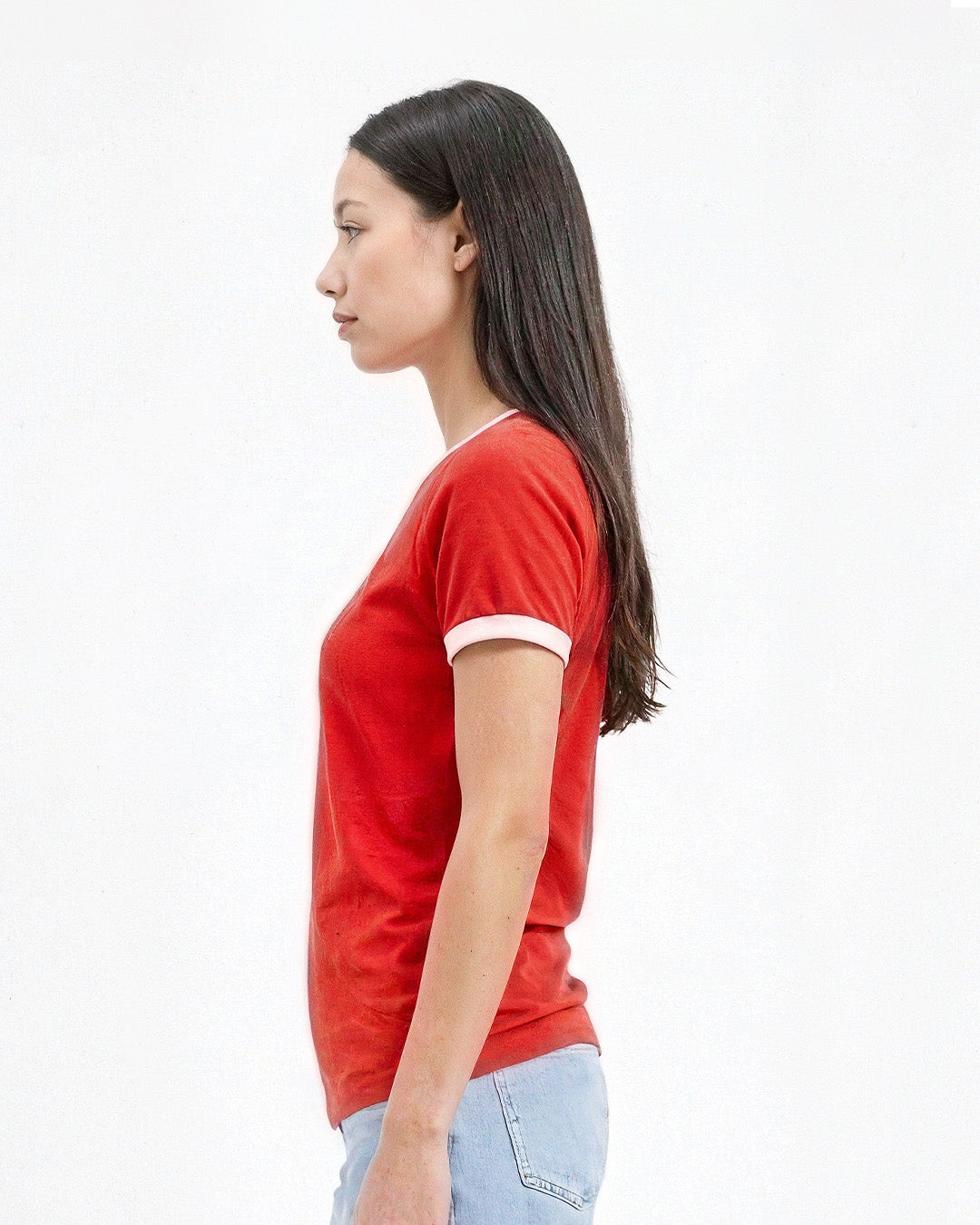 Tap Out T-Shirt - Red & White