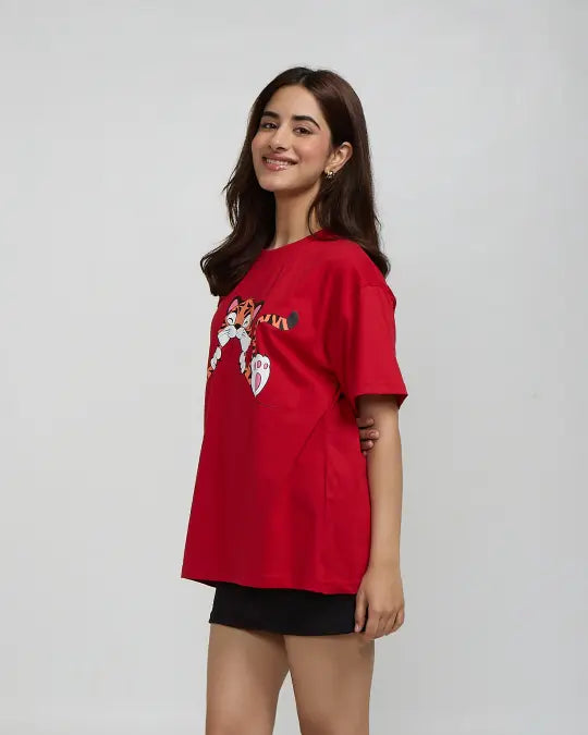 Little Happy Little Hungry Oversized T-Shirt