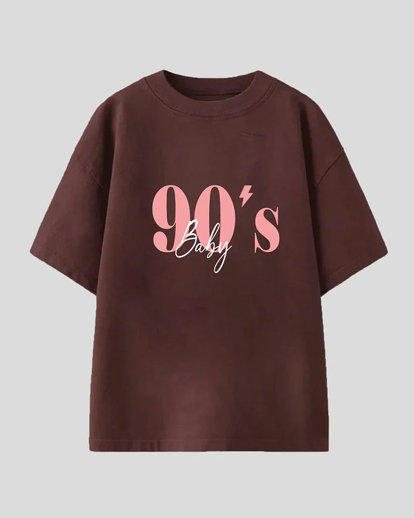 90's Baby Oversized T-Shirt for Women Online In India | Dky