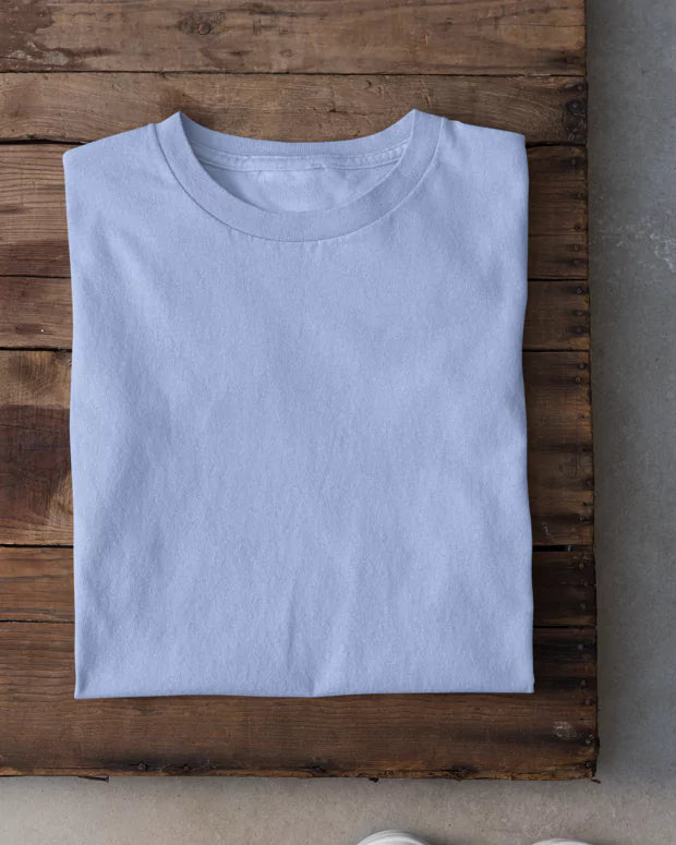 Baby Blue Plain T-Shirt