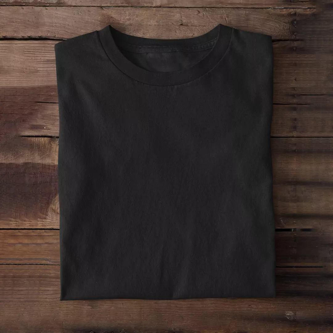 Black Plain T-Shirt