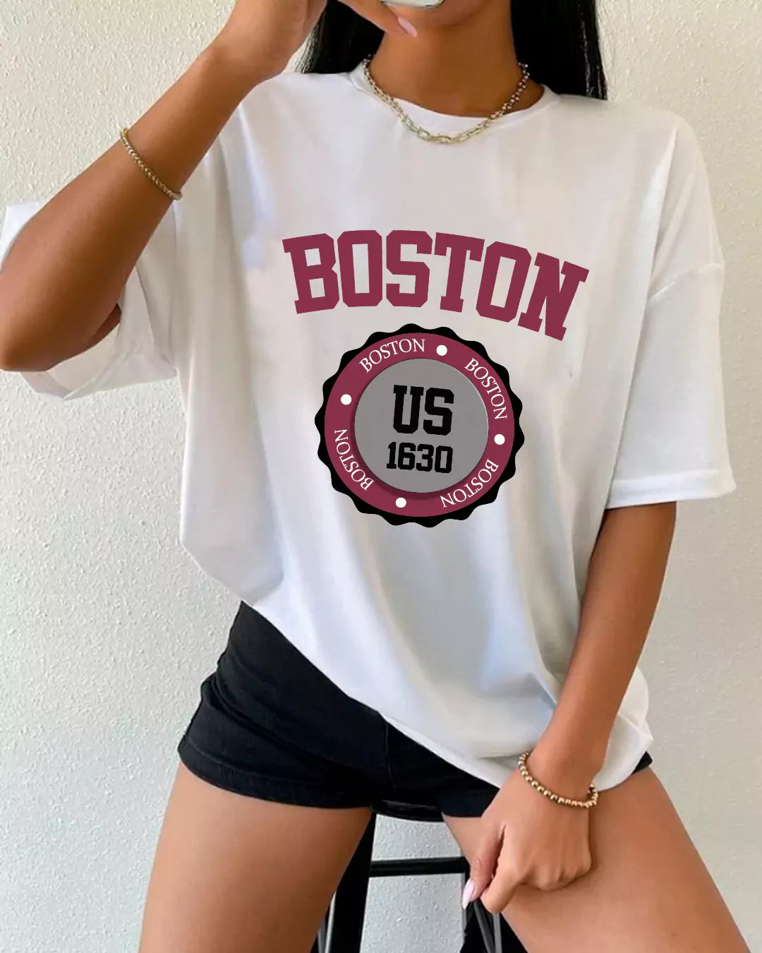 Boston Oversized T-Shirt