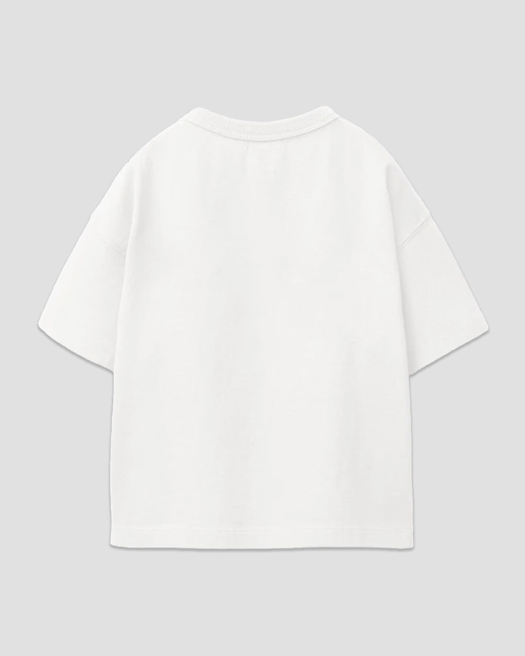 White Plain Boxy Oversize T-Shirt