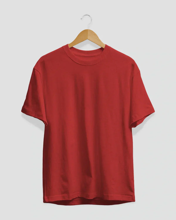 RB Red Plain T-Shirt