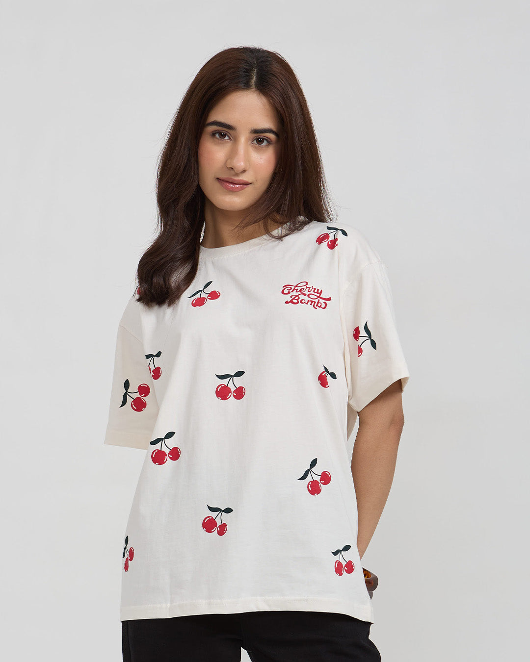 Cherry Bomb Oversized T-Shirt