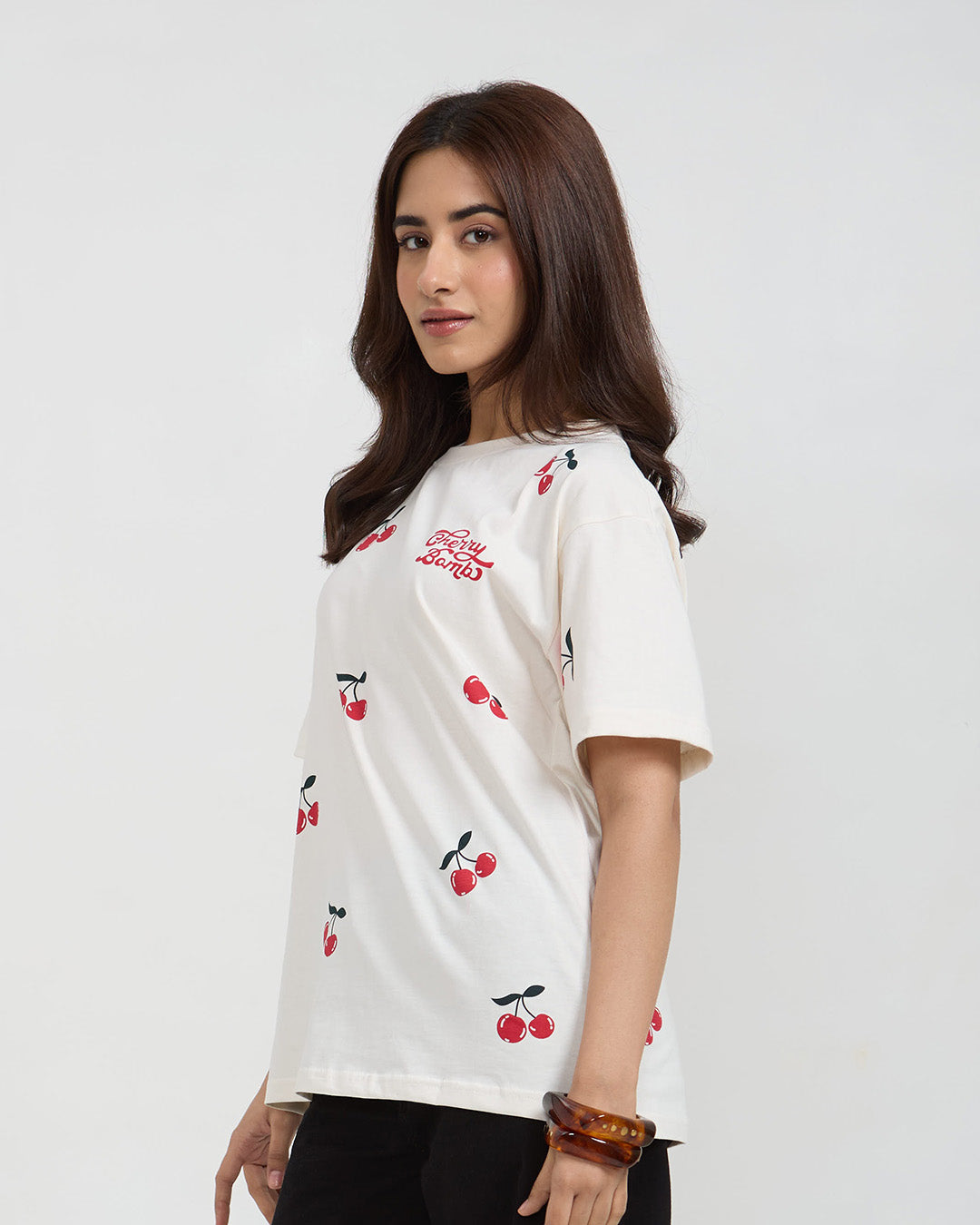 Cherry Bomb Oversized T-Shirt
