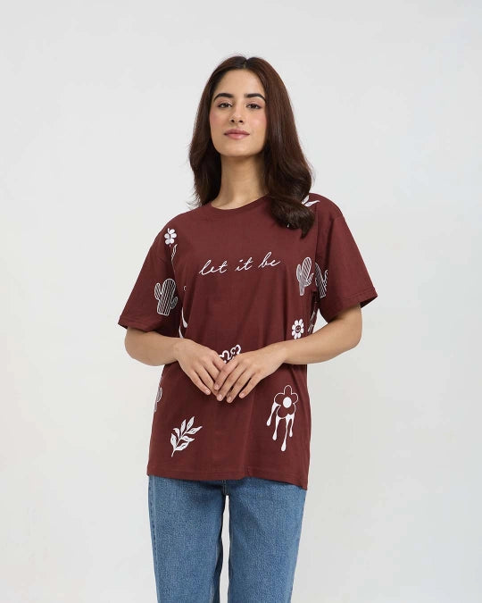 Let It Be Oversized T-Shirt