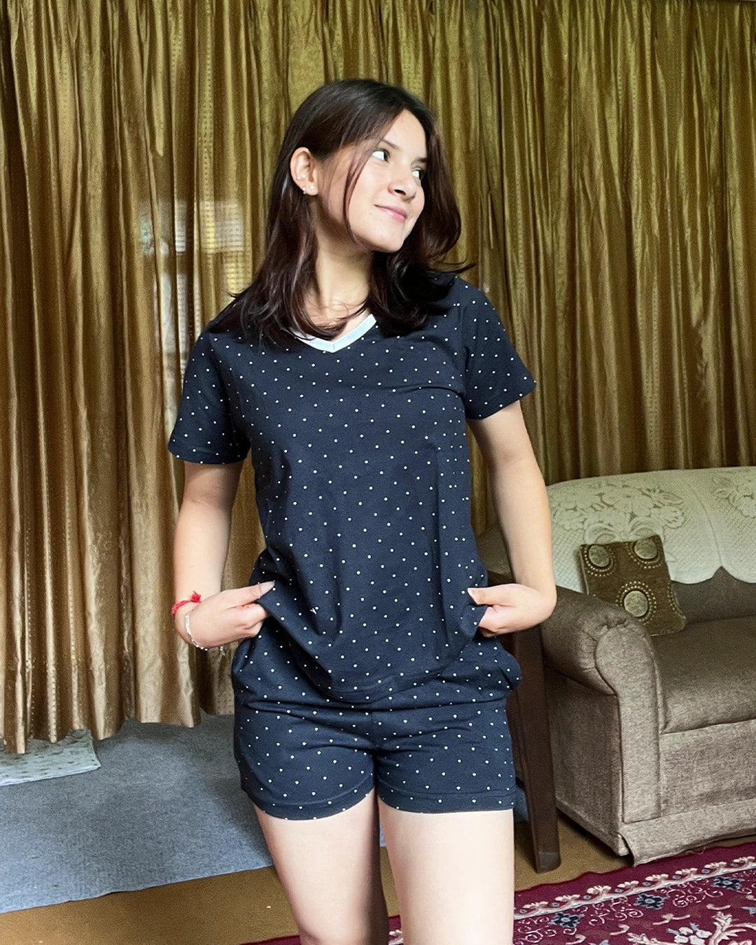 Confetti Cotton Shorts Set