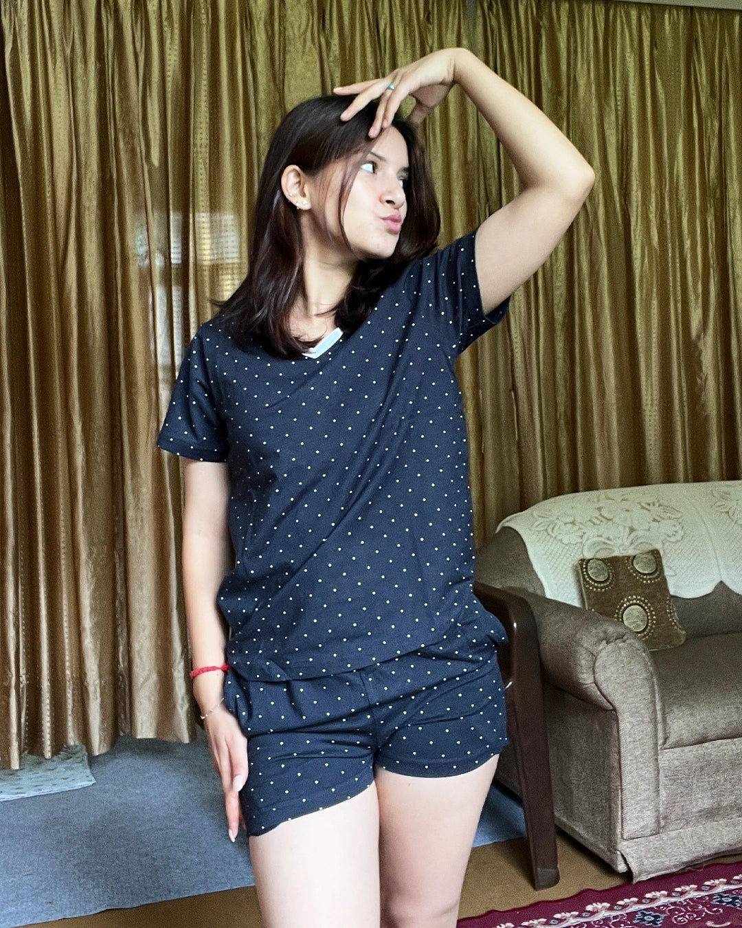 Confetti Cotton Shorts Set