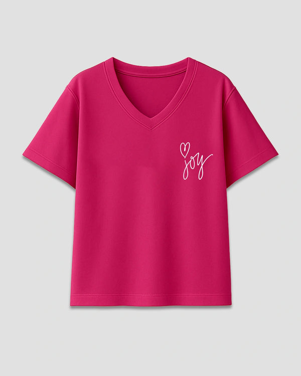 Joy V-Neck Oversize T-Shirt