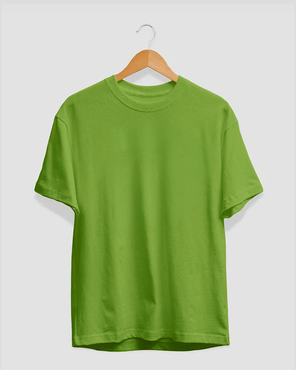 Kiwi Green Plain T-Shirt