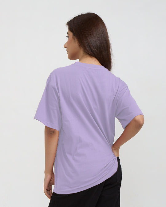 RB Lav Plain Oversized T-Shirt