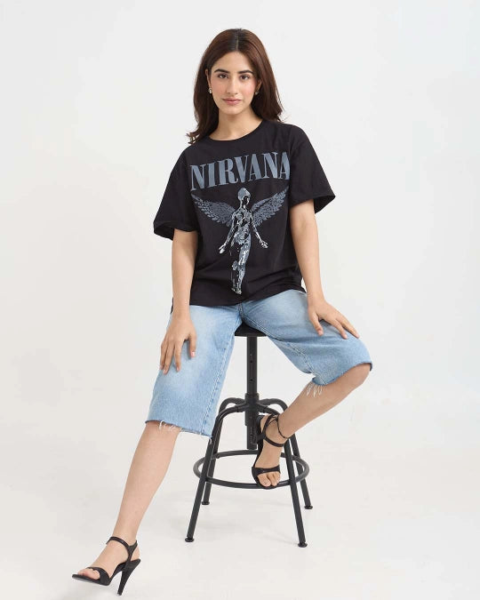 Nirvana Angel Oversized T-Shirt