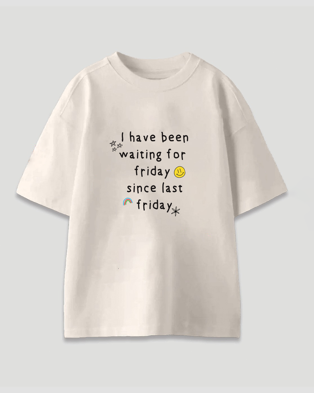 Friday Countdown Oversized T-Shirt