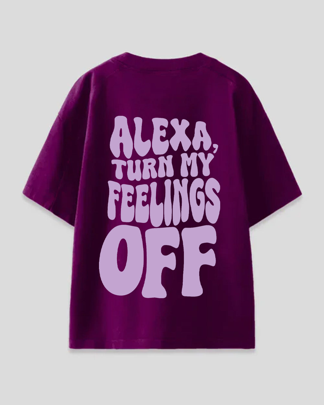 Mulberry Turn Off My Feelings Oversized T-Shirt
