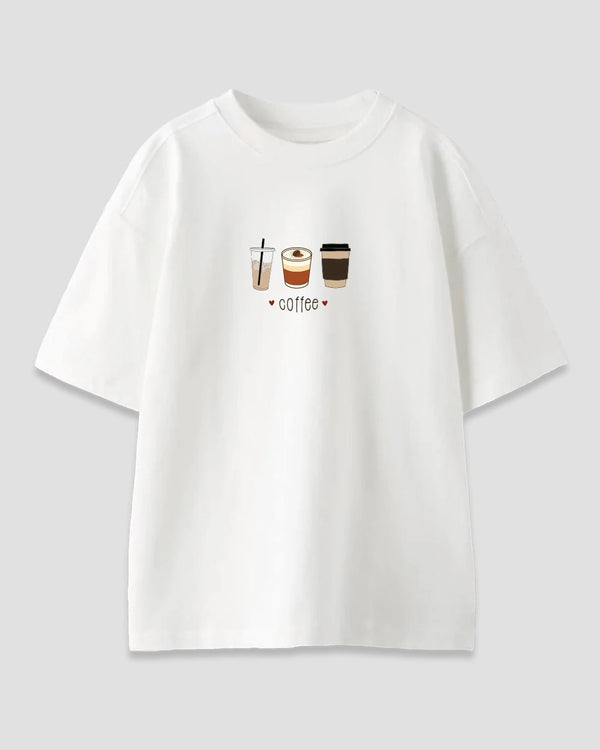 Coffee Trio Oversized T-Shirt