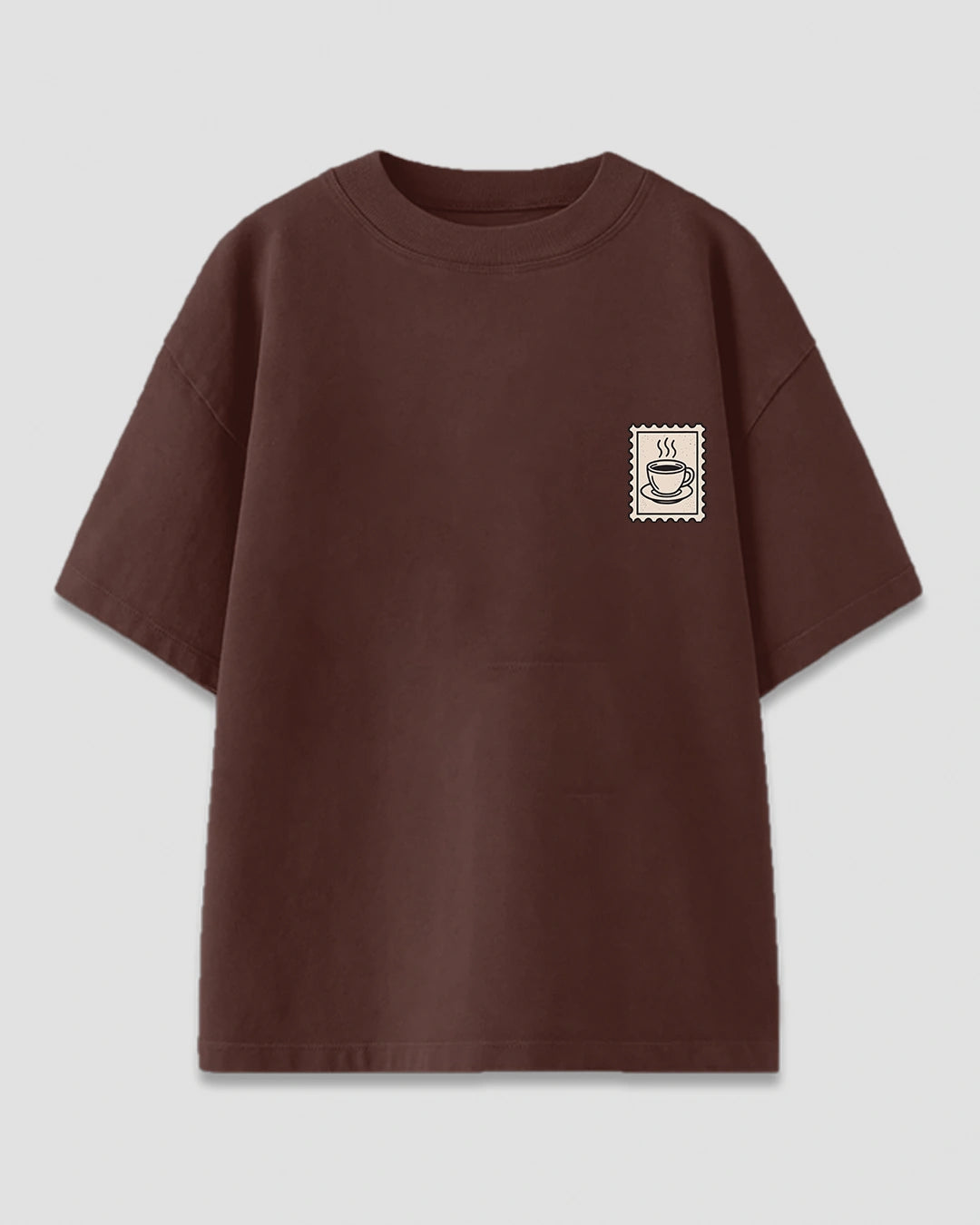 Latte Stamp Oversized T-Shirt