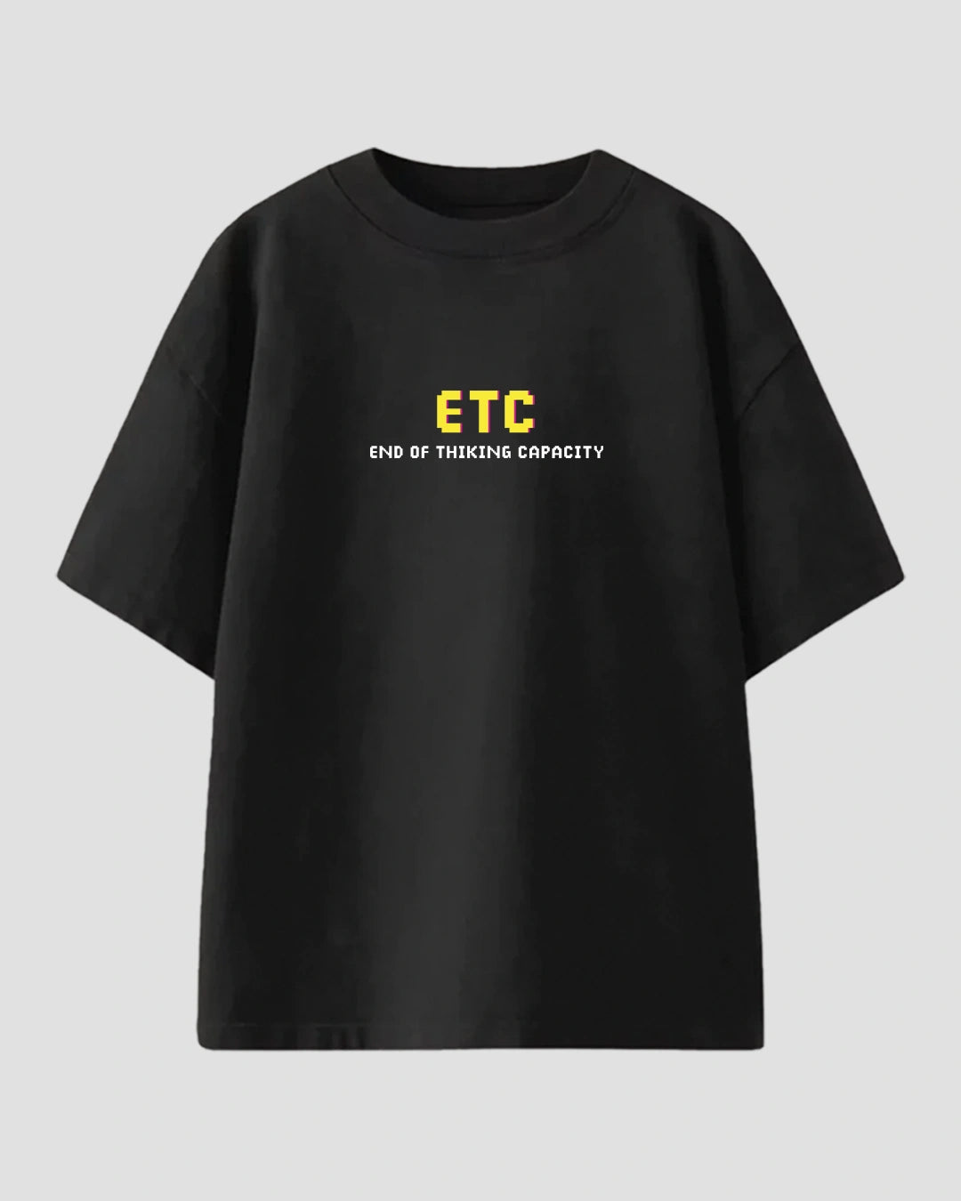 Black Etc Oversized T-Shirt