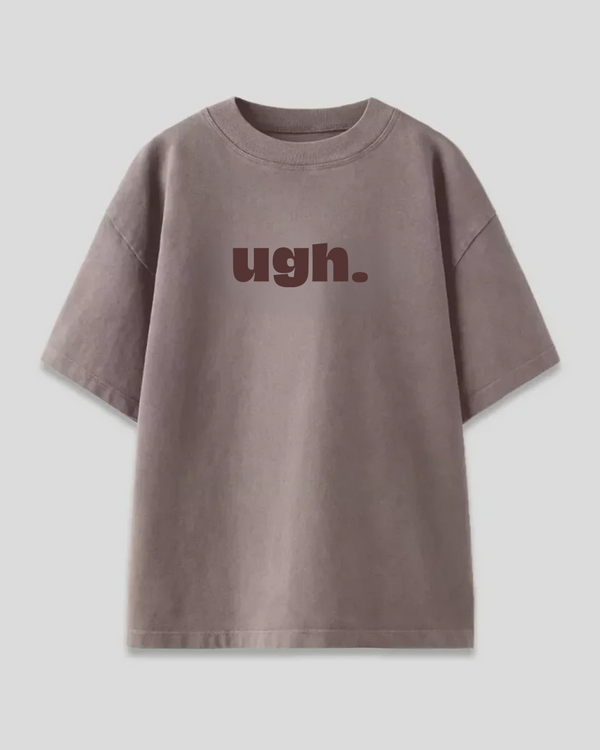 Camel Ugh Oversized T-Shirt