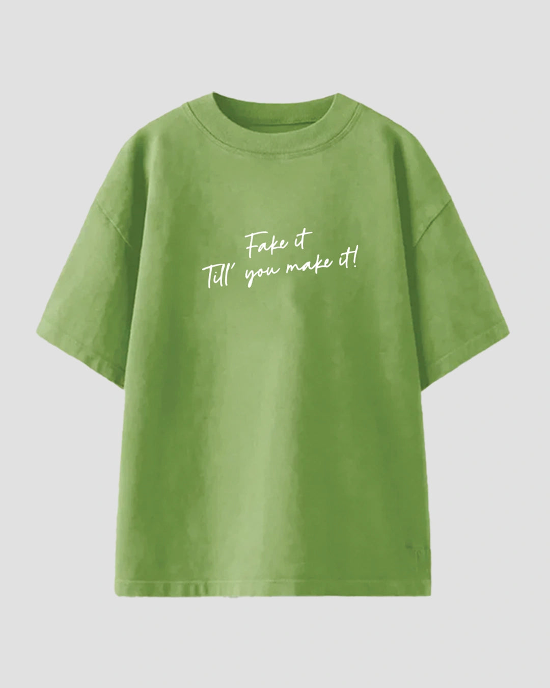 Fake it-Make it Oversized T-Shirt