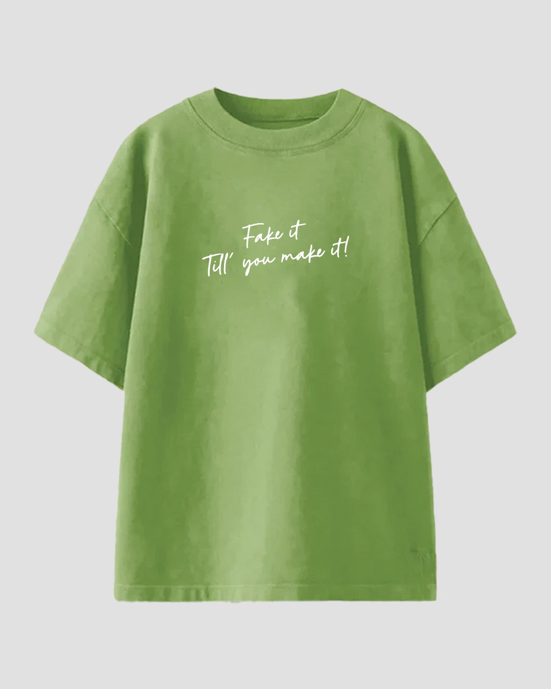 Fake it-Make it Oversized T-Shirt