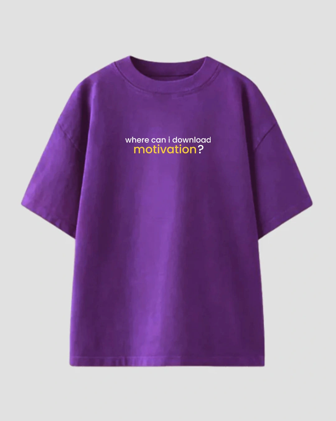 Download Motivation Oversize T-Shirt
