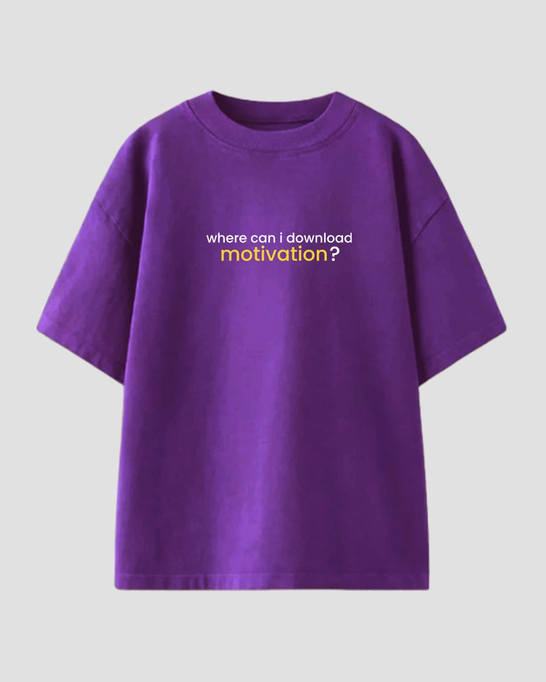 Download Motivation Oversize T-Shirt