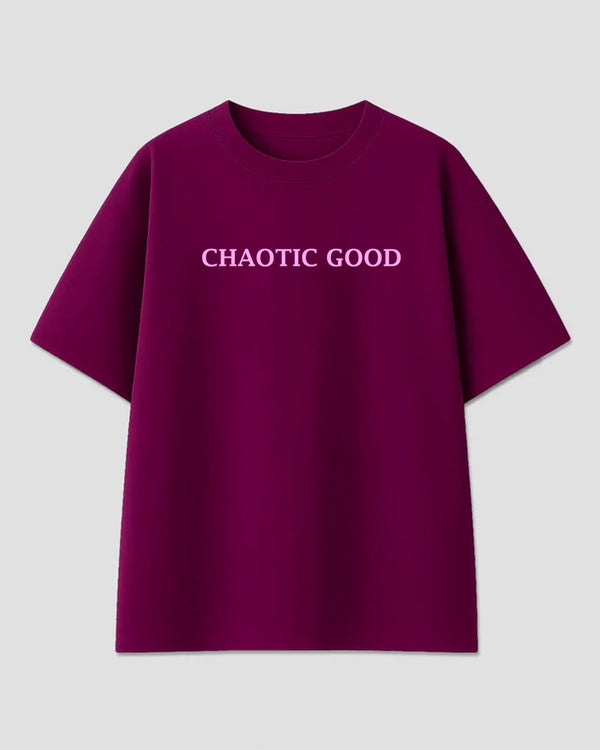 Chaotic Good Oversized T-Shirt