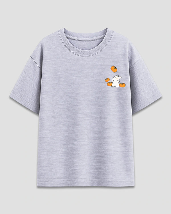 Bunny Pumpkin Oversized T-Shirt
