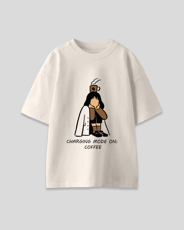 Charging Mode On Oversized T-Shirt