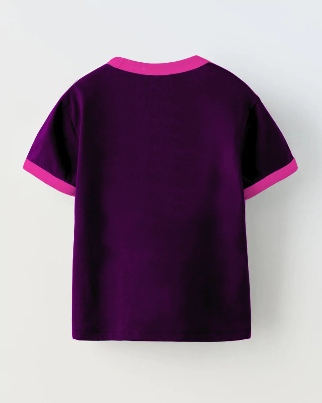 Tap Out T-Shirt - Mulberry & Hot Pink