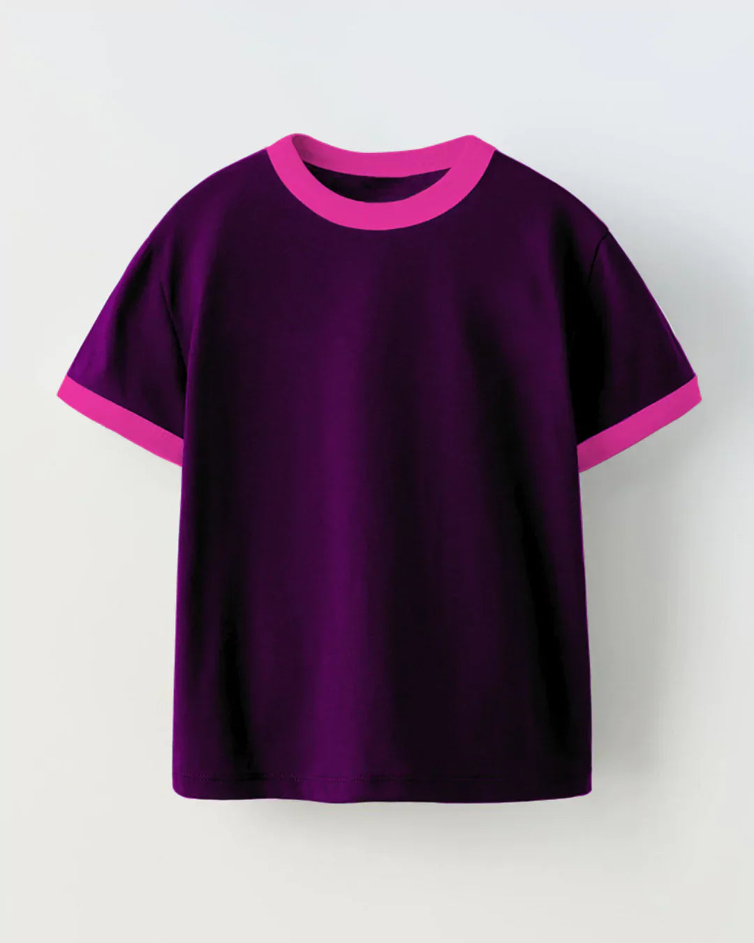 Tap Out T-Shirt - Mulberry & Hot Pink