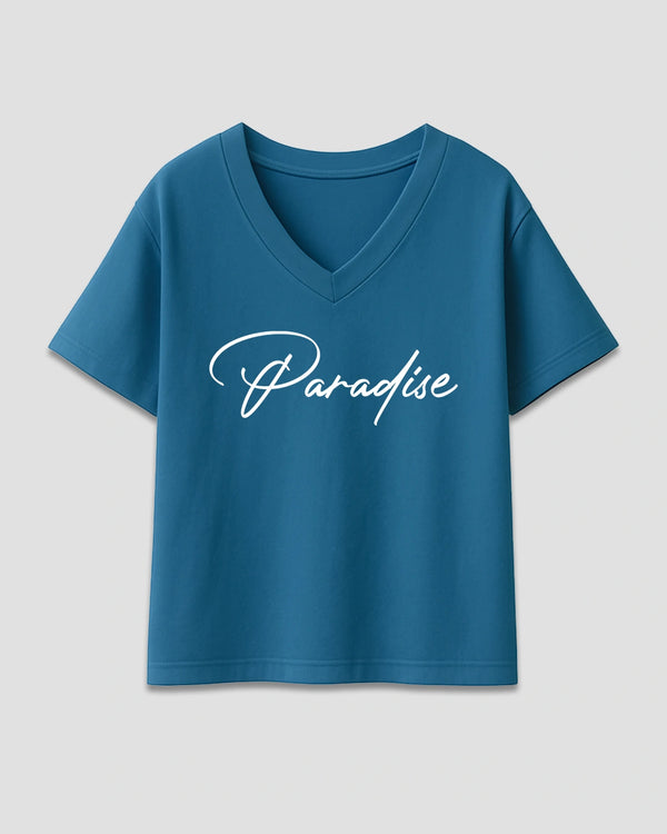 Paradise Casio V-Neck Oversize T-Shirt