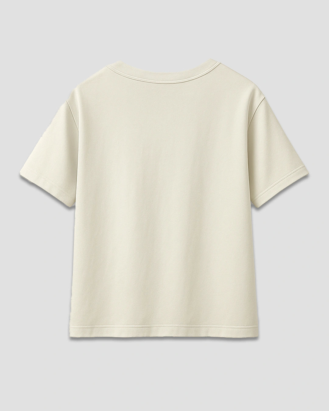 Pearl Plain V-Neck Oversize T-Shirt