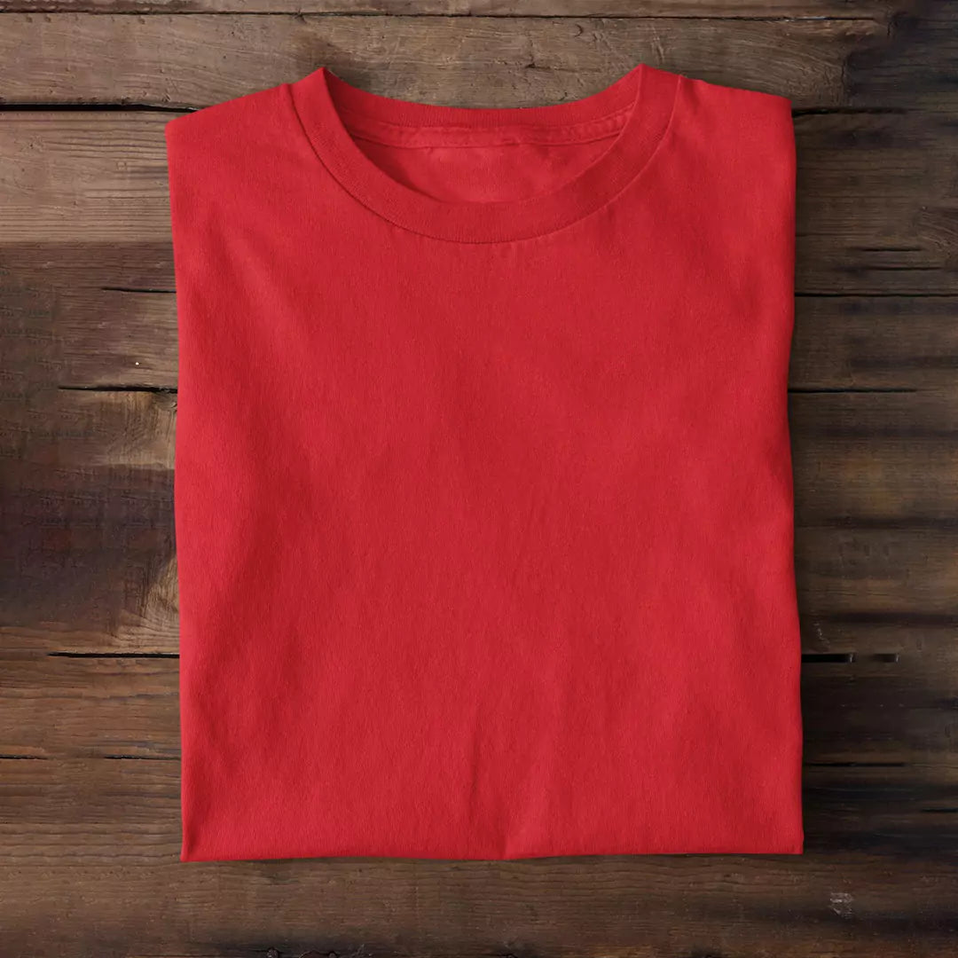 Red Plain T-Shirt