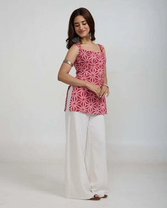 Pink Meher Short Kurti