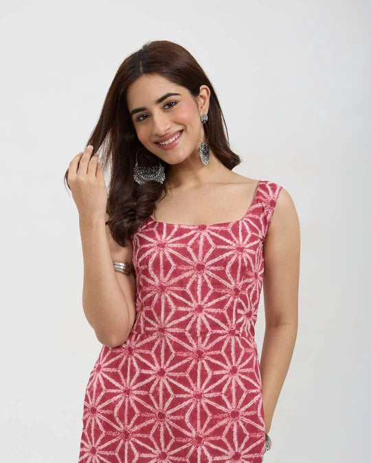 Pink Meher Short Kurti