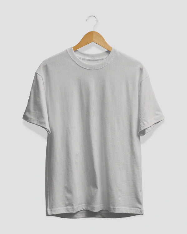 RB Stone Grey Plain T-Shirt